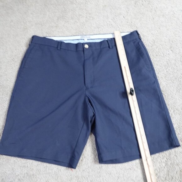 Peter Millar Shorts 38 Blue Solid EB82 8" in Embroidered "H" - Picture 2 of 11